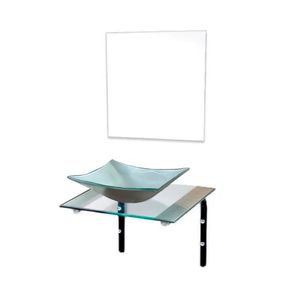 Gabinete de Vidro Cordoba Prata 6674 Vildrex