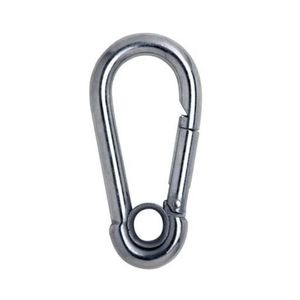 Mosquetão Com Trava Simples Inox 8x80 Mm Tambasa