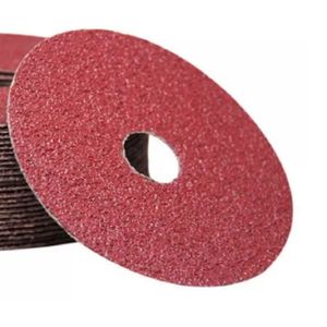 Disco De Lixa 115X22 Mm Grão 80 Oxido De Alumínio Fertak