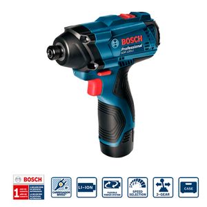 Kit Parafusadeira GSR 120-LI e Chave de Impacto GDR 120-LI, 12V Bosch
