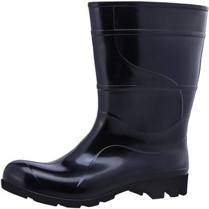 Bota PVC Cano Médio Sem Forro Preto Nº 41 Kala