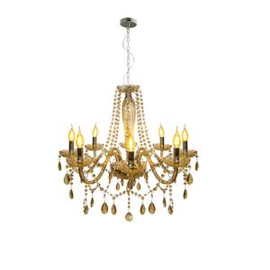 Lustre Pendente Baronesa 8 Braços Champagne Avant