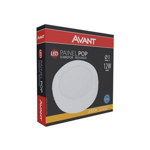 Painel De Sobrepor Redondo 17 Cm 12W 3000K Bivolt Avant