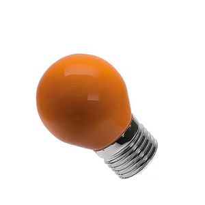 Lâmpada Led Bolinha Âmbar E27 6W Bivolt Luminatti