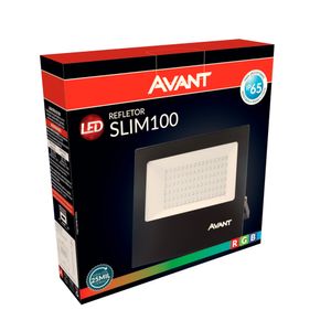 Refletor Led Slim 100W RGB Bivolt Avant