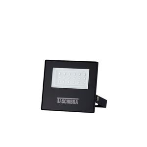 Refletor Led Slim 20W 6500K Preto Taschibra