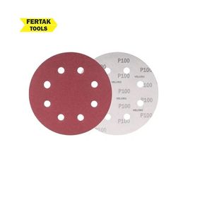 Disco de Lixa 125mm Velcro com Furo Fertak