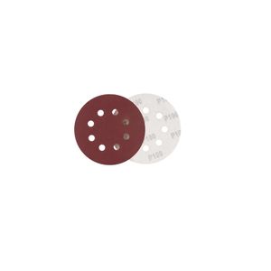 Disco De Lixa Aderente Com Furos 125 mm Grão 100 Fertak