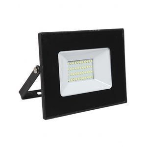 Refletor Led Slim 50W 6500K Preto Taschibra