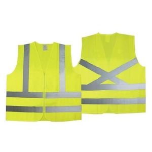 Colete Refletivo Poliester Fluor Amarelo Worker
