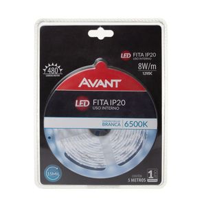 Fita Led 8W/M 6500K 5 Metros Com Drive Avant