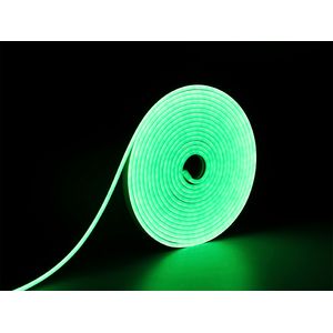 Fita Led Neon 8W/M 120L/M Verde 5M IP65 12V Taschibra