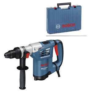 Martelo Perfurador Rompedor GBH 4-32 DFR 900W 4,2J EPTA 220V com Mandril SDS-Plus em Maleta Bosch