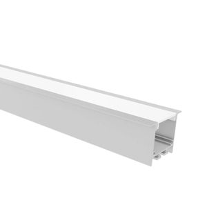 Perfil Embutir Para Fita Led 24 Mm 2 Metros Branco Taschibra