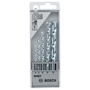 Broca CYL-1 Para Concreto 4-5-6-8-10 Mm Com 5 unidades Bosch