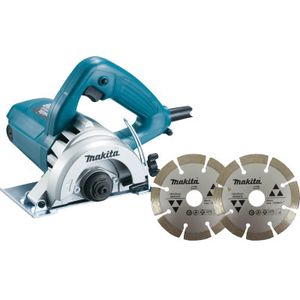 Serra Mármore 1300 W 4.3/8 127 V e 2 Disco Diamantado Segmentado Makita