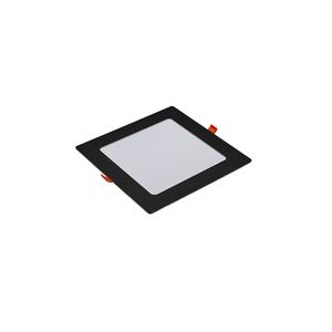 Painel De Embutir Quadrado Pop Preto 30 Cm 24W 6500K Bivolt Avant