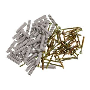 Parafuso Philips Cabeça Chata Com Bucha de 8 Mm 50 Unidades Bemfixa