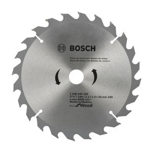 Disco de Serra Circular Ecoline ø184x20 Mm 24 Dentes Bosch