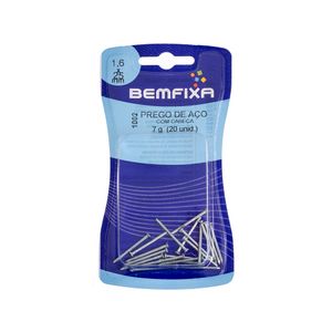 Prego em Aço Com Cabeça 1,60x25 Mm 20 Unidades Bemfixa