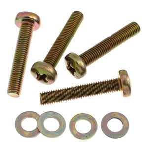 Parafuso Para Suporte de Tv 4 Unidades M8x45 Mm Bemfixa