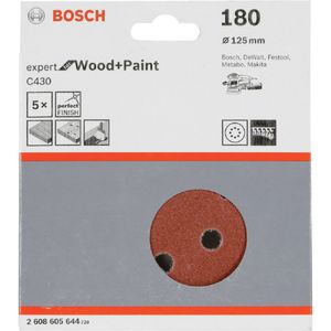 Disco de Lixa C430 Expert for Wood&Paint 125 Mm G180 Bosch