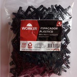 Espaçador Para Piso 4 Mm Com 100 Unidades Worker