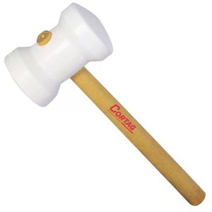 Martelo de Borracha Branco 80 Mm Cortag