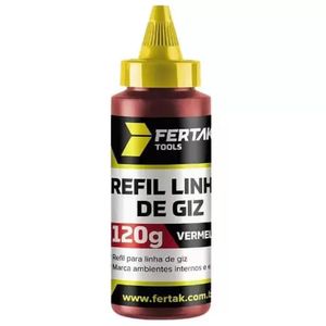 Refil Vermelho Linha Giz 120 Gramas Fertak
