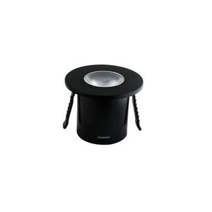 Mini Spot Led Redondo Elegance Preto 1,5W 2700K Bivolt Avant