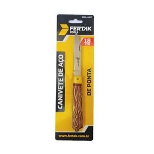 Canivete De Ponta 18 Cm Aço 4307 Fertak