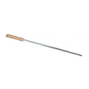 Espeto Simples para Churrasco em Aço Cromado 85 Cm Mor