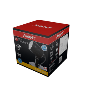 Spot Hummer De Sobrepor 6W 3000K IP65 Bivolt Avant