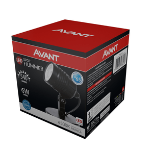 Spot Hummer De Sobrepor 6W 6500K IP65 Bivolt Avant