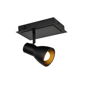 Spot Noir 1xe27 Preto Brilho Avant