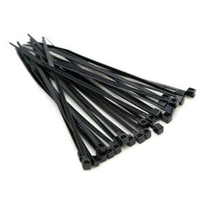 Abraçadeira De Nylon Preta 50 Unidades 7,6x400 Mm Fertak