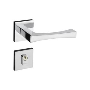 Fechadura Externa Vivaldi Roseta em Zamac 885-90E Cromada 55 Mm Pado