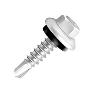 Parafuso Sextavado Flangeado 12x3/4"  Ponta Broca Nº 3 EPDM Ciser