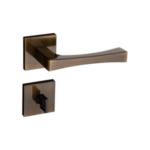 Fechadura Para Banheiro Roseta Zamac Vivaldi  885-90B Bronze Oxidado 55 Mm Pado