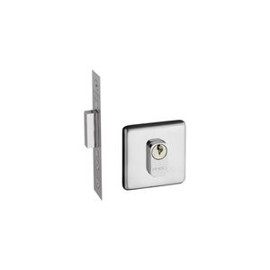 Fechadura Trava de Inox Roseta Quadrada Inox 6500 Tetra 40 Mm Pado