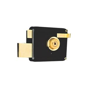 Fechadura Para Portão Sobrepor 926 Tetra Preto Silvana