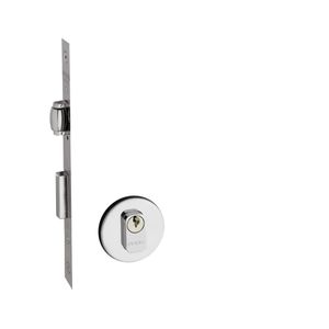 Fechadura Externa Rolete Redondo Inox Polido 454-40R Pado