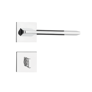 Fechadura Para Banheiro de Aço Zamac Sara Roseta 55 Mm Cromada 502-90B Pado