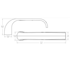Fechadura Banheiro WC 1300 Ravena Cromado Silvana
