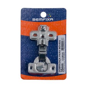 Dobradiça Alta 35 Mm Para Móveis Bemfixa
