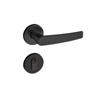 Fechadura Externa Roseta Redonda 401-40CE Concept Preto Pado