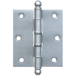 Dobradiças 3.1/2x3" Com Anel Cromado 3 unidades União Mundial