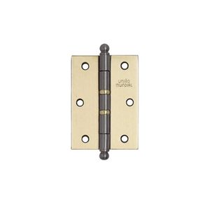 Dobradiça Aço Oxidado 3.1/2X 2.1/2 Com Anel União Mundial
