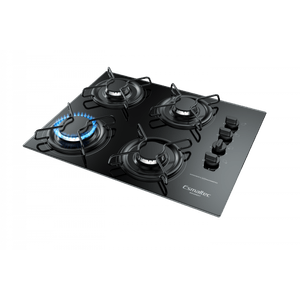 Cooktop Gourmet Glass Preto 4Q 4084 Esmaltec