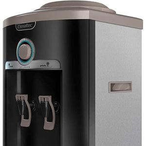Bebedouro Coluna Preto Inox 20 litros EGC35I Esmaltec